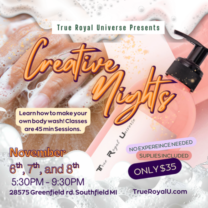 Truly Creative Nights Body Wash Making