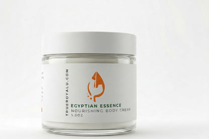 Jar of Empression Nourishing Body Cream with a white label on a light gray background